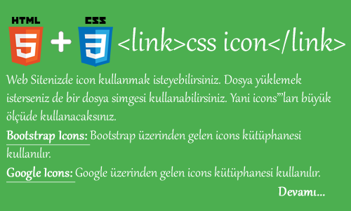 html5 css3 simgesi